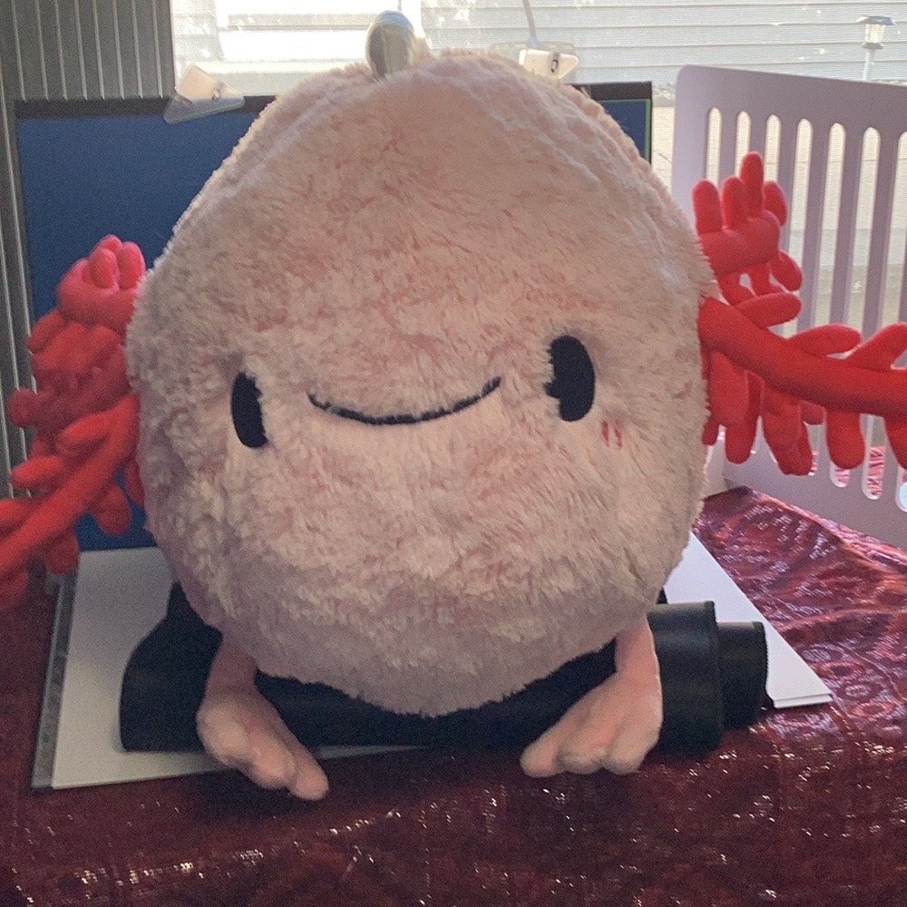 Squishable Pink Axolotl Plush Toy 12”